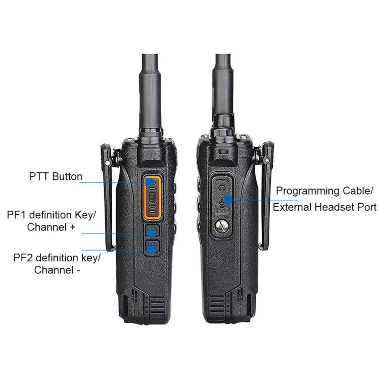 Walkie Talkie Retevis RT86 10W 430-440MHz 16 Canali