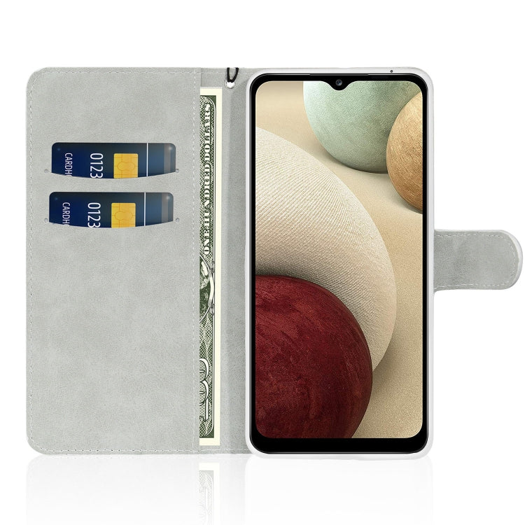 Custodia portafoglio in pelle glitterata per Samsung Galaxy A22