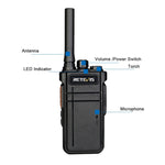 Walkie Talkie Retevis RB637 PMR446 16 Canali Bluetooth