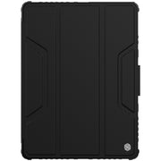 NILLKIN Custodia in pelle a ribalta orizzontale con paraurti con slot per penna e supporto, For iPad 10.2 2021 / 2020 / 2019