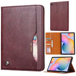 Custodia portafoglio in pelle per Samsung Galaxy Tab S7 FE