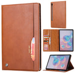 Custodia portafoglio in pelle per Samsung Galaxy Tab S7 FE