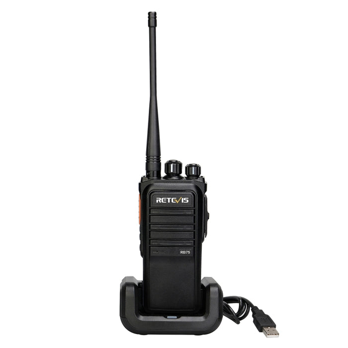 RETEVIS RB75 5W Frequenza USA 462.5500-467.7125MHz 30CHS GMRS Radio bidirezionale Walkie Talkie portatile, RB75