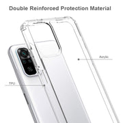 TPU antiurto antigraffio + custodia protettiva in acrilico, For Xiaomi Redmi Note 10, For Xiaomi Redmi Note 10 Pro, For Xiaomi Mi 11