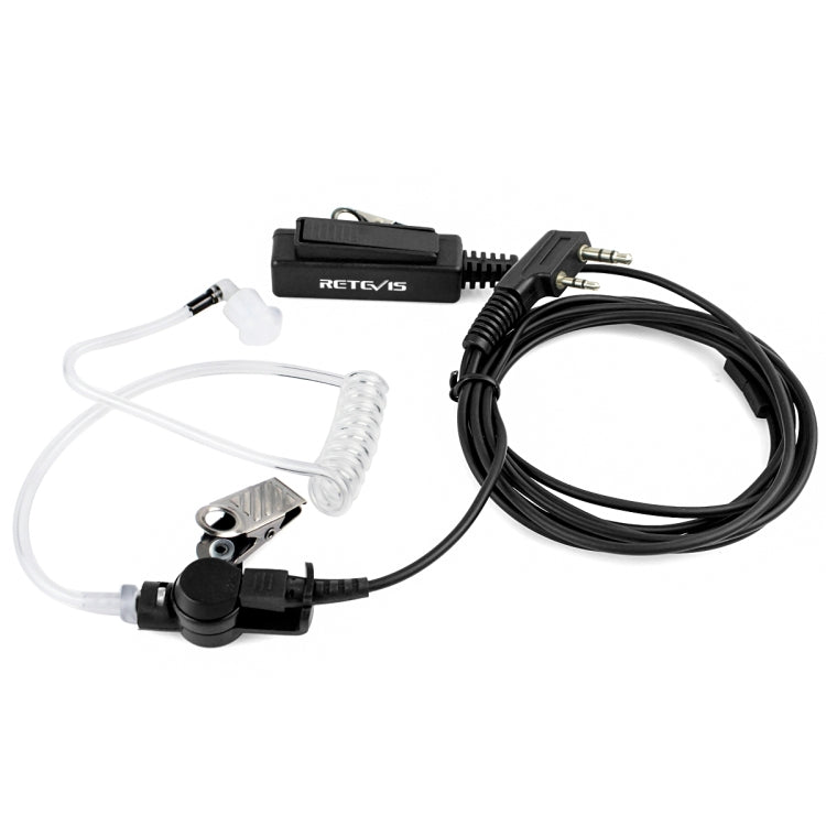 Microfono con tubo acustico nascosto per Kenwood e Retevis