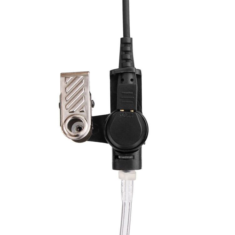 Microfono con tubo acustico nascosto per Kenwood e Retevis