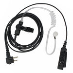 Microfono altoparlante auricolare con tubo nascosto 2 pin