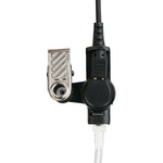 Microfono altoparlante auricolare con tubo nascosto 2 pin