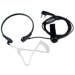 Auricolare Microfono Gola con Tubo Acustico per Retevis H-777 e R