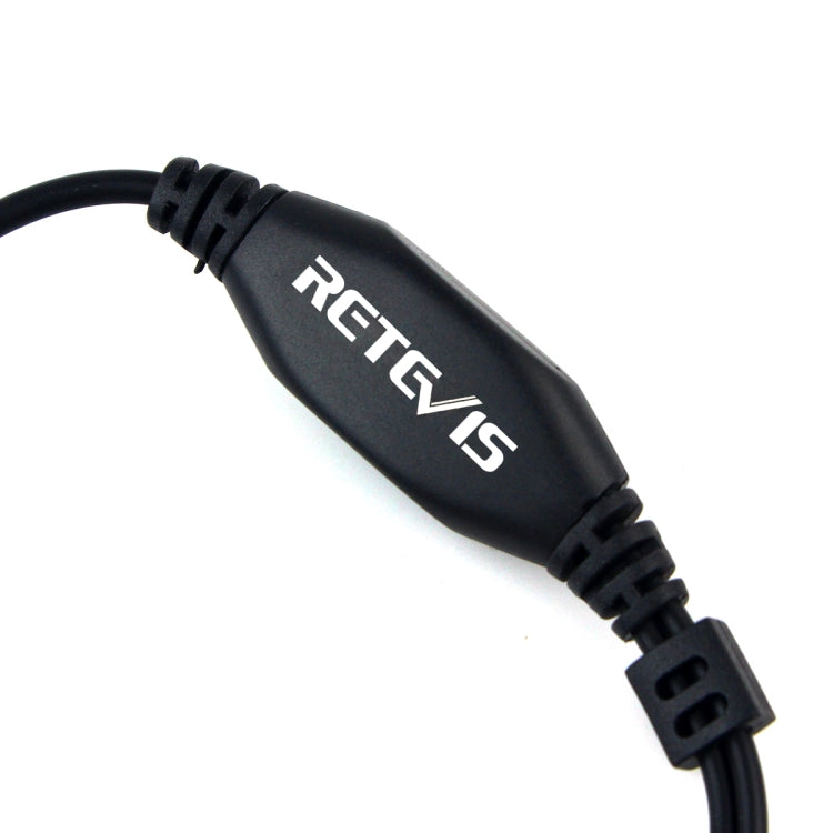 RETEVIS TK Throat PTT Covert Acoustic Tube Earpiece Microphone Speaker for H-777 / RT-5R / RT-5RV / RT-B6, TK Throat