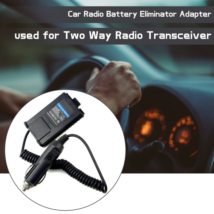 RETEVIS RT5R Adattatore per eliminatore batteria per autoradio Prendi in prestito elettrodomestici BF-UV5R, RT5R