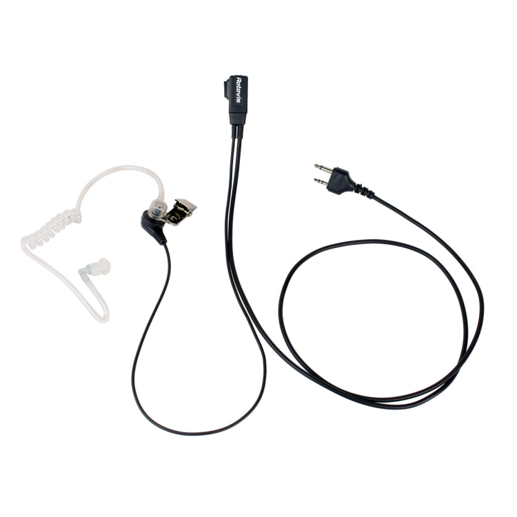 RETEVIS C9019 2 Pin Hidden Acoustic Tube In-Line Air Guide Earpiece Microphone for Midland Radios, C9020