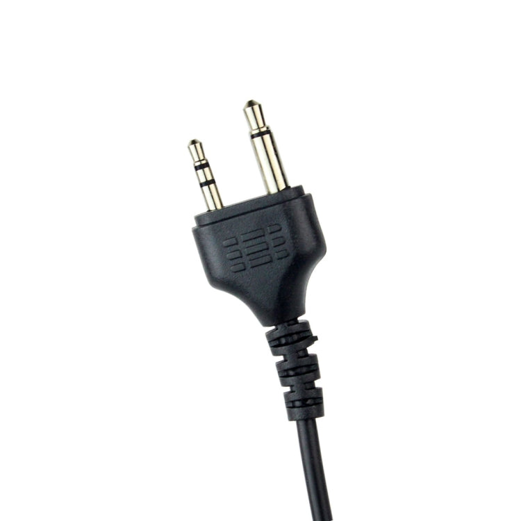 RETEVIS C9019 Microfono auricolare con guida aerea in linea con tubo acustico nascosto a 2 pin per radio Midland, C9020