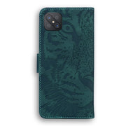 Custodia in pelle a ribalta orizzontale con motivo a tigre in rilievo con supporto, slot per carte e portafoglio, For OPPO A92S / Reno4 Z 5G, For OPPO A94 4G / F19 Pro, For OPPO Reno5 F, For OPPO A94 5G / F19 Pro Plus 5G