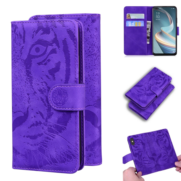 Custodia portafoglio in pelle con slot carte per OPPO A94 5G