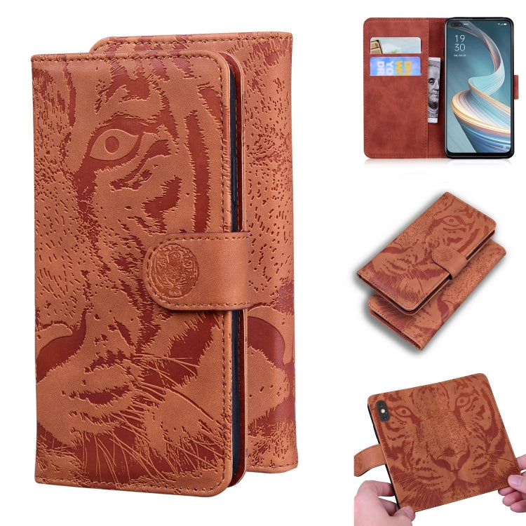 Custodia portafoglio in pelle con slot carte per OPPO A94 5G