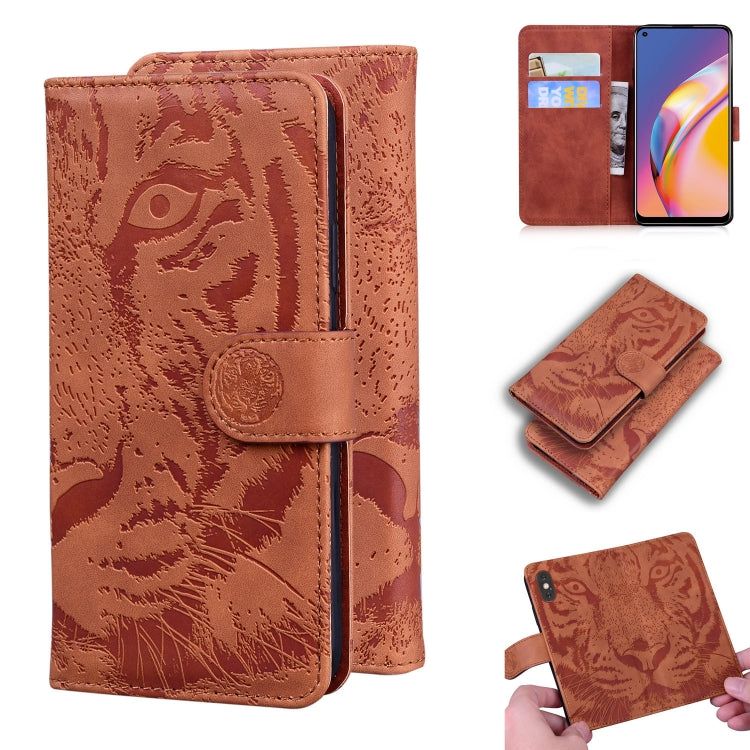 Custodia portafoglio in pelle con slot carte per OPPO A94 5G