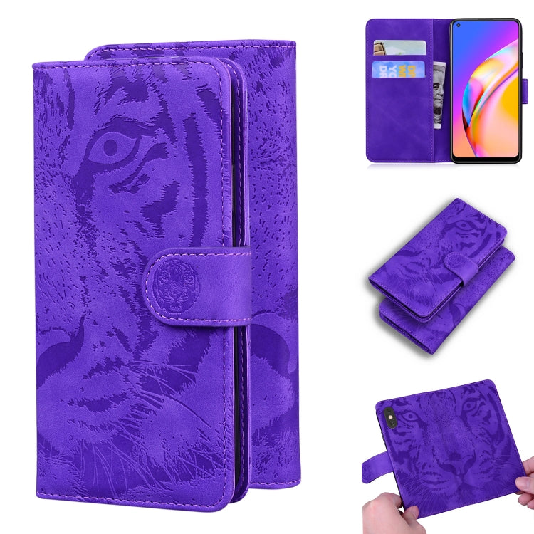 Custodia portafoglio in pelle con slot carte per OPPO A94 5G