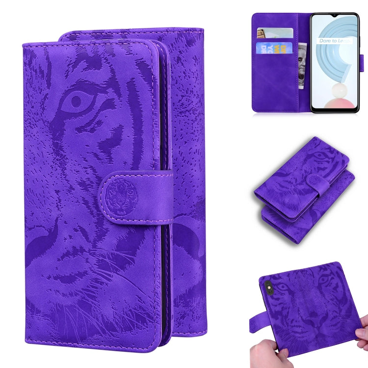 Custodia portafoglio in pelle con slot carte per Realme C21