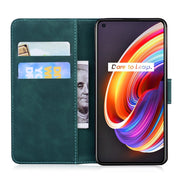 Custodia in pelle a ribalta orizzontale con motivo a tigre in rilievo con supporto, slot per carte e portafoglio, For OPPO Realme X7 Pro 5G, For OPPO Reno 5 4G / Reno 5 5G, For OPPO Reno5 K / Find X3 Lite, For OPPO Reno5 Pro 5G