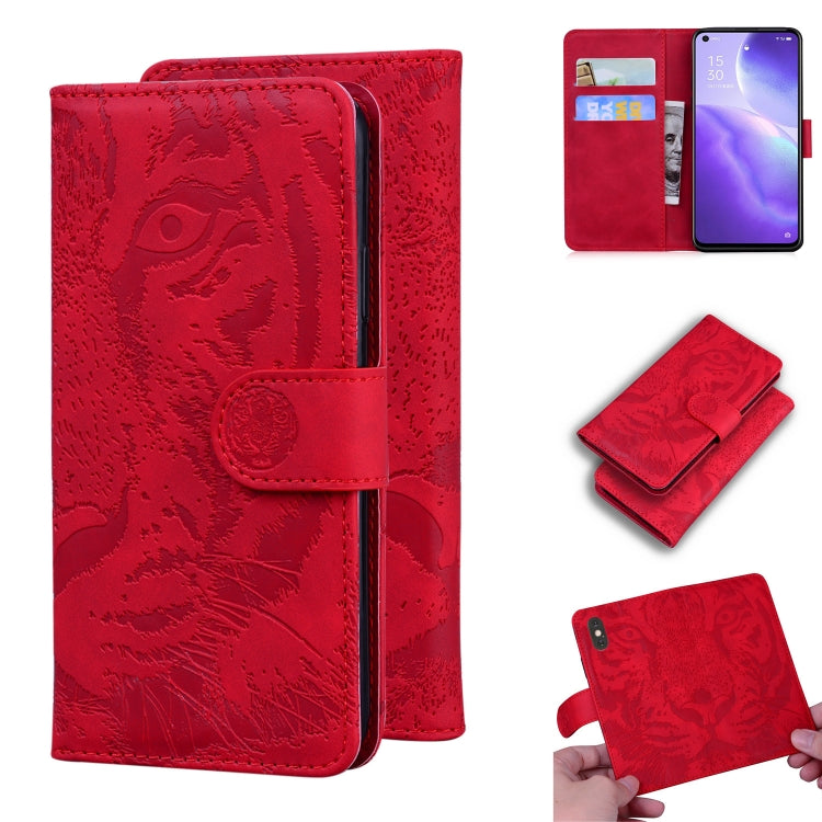 Custodia portafoglio in pelle con slot carte per OPPO Reno5