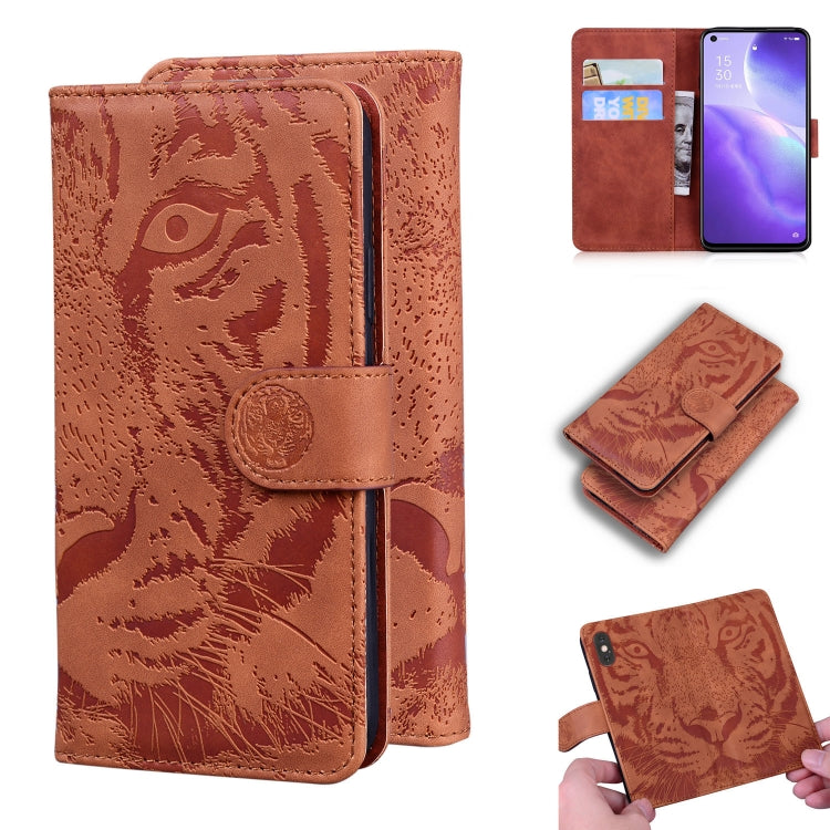 Custodia portafoglio in pelle con slot carte per OPPO Reno5