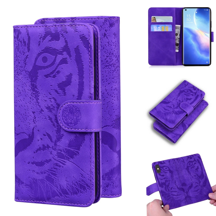 Custodia portafoglio in pelle con slot carte per OPPO Reno5