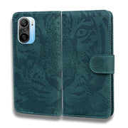 Custodia in pelle a ribalta orizzontale con motivo a tigre in rilievo con supporto, slot per carte e portafoglio, For Xiaomi Redmi K40 / K40 Pro / Poco F3, For Samsung Galaxy S21 FE, For Samsung Galaxy Xcover 5, For Xiaomi Mi 11 Lite