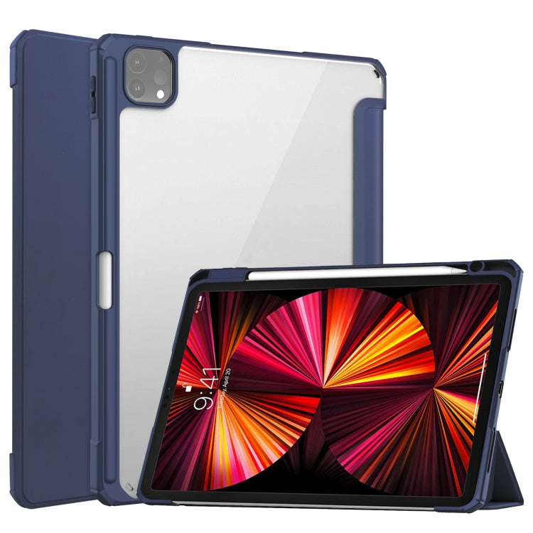 Custodia ribaltabile in TPU e pelle PU per iPad Pro 11