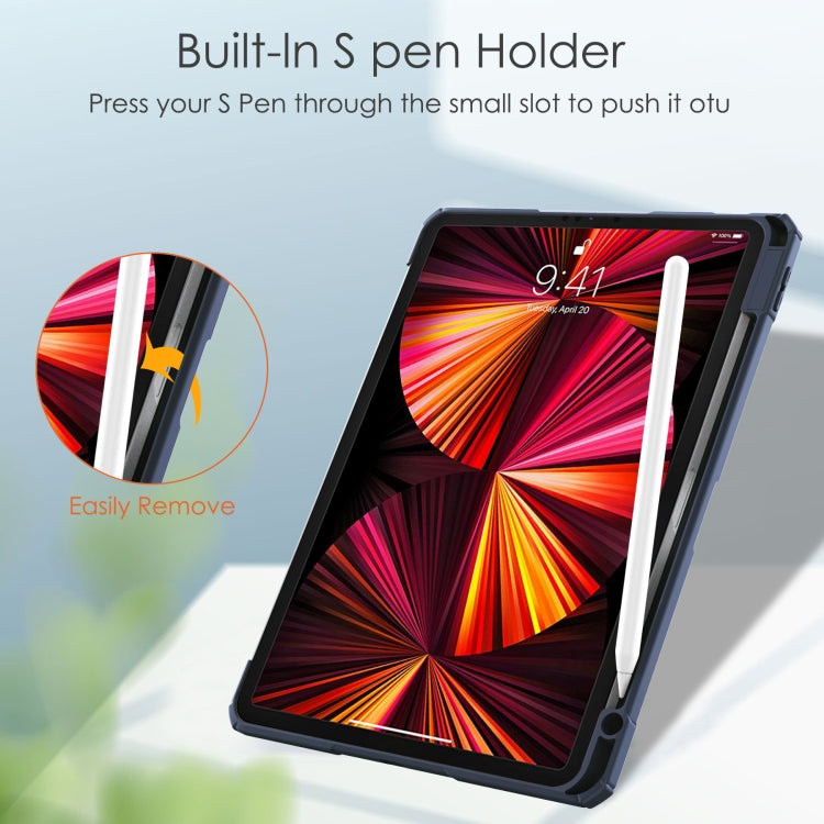 Custodia ribaltabile in TPU e pelle PU per iPad Pro 11