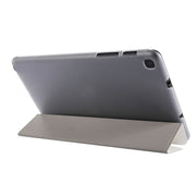 Custodia in pelle pieghevole per tablet con slot penna