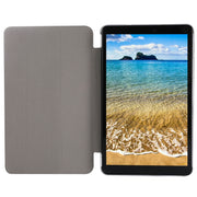 Custodia in pelle pieghevole per tablet con slot penna