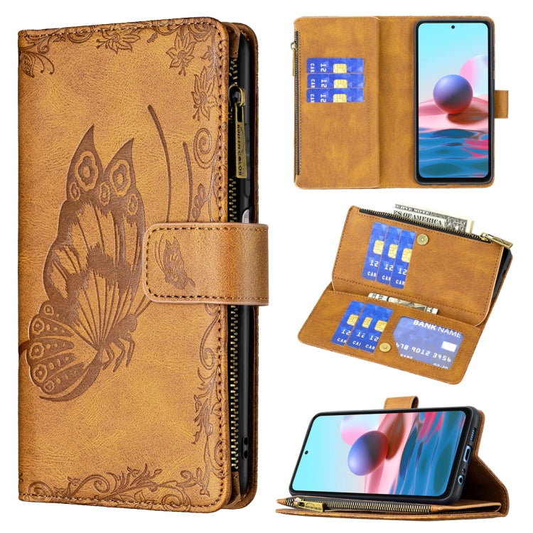 Custodia in pelle con cerniera orizzontale in rilievo con motivo a farfalla volante con supporto, fessure per carte e portafoglio, For Xiaomi Redmi Note 10 4G, For Xiaomi Mi 10T Lite 5G, For Xiaomi Mi 10T Pro 5G, For Xiaomi Mi 11i/Poco F3/Redmi K40    ...