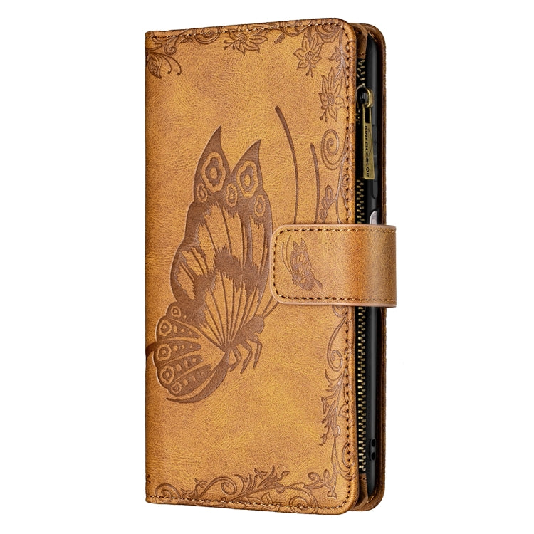 Custodia in pelle con cerniera orizzontale in rilievo con motivo a farfalla volante con supporto, fessure per carte e portafoglio, For Xiaomi Redmi Note 10 4G, For Xiaomi Mi 10T Lite 5G, For Xiaomi Mi 10T Pro 5G, For Xiaomi Mi 11i/Poco F3/Redmi K40    ...