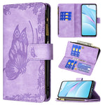 Custodia in pelle con cerniera orizzontale in rilievo con motivo a farfalla volante con supporto, fessure per carte e portafoglio, For Xiaomi Redmi Note 10 4G, For Xiaomi Mi 10T Lite 5G, For Xiaomi Mi 10T Pro 5G, For Xiaomi Mi 11i/Poco F3/Redmi K40    ...