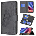 Custodia in pelle con cerniera orizzontale in rilievo con motivo a farfalla volante con supporto, fessure per carte e portafoglio, For Xiaomi Redmi Note 10 4G, For Xiaomi Mi 10T Lite 5G, For Xiaomi Mi 10T Pro 5G, For Xiaomi Mi 11i/Poco F3/Redmi K40    ...