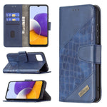 Custodia portafoglio in pelle sintetica per Samsung Galaxy A22 5G