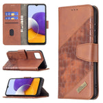 Custodia portafoglio in pelle sintetica per Samsung Galaxy A22 5G