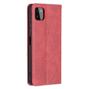 Custodia in pelle magnetica a rotazione orizzontale con struttura a rombo con supporto e slot per schede, For Samsung Galaxy A22 5G, For Samsung Galaxy A82 5G