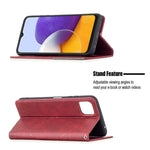 Custodia portafoglio in pelle con rotazione per Samsung Galaxy A2
