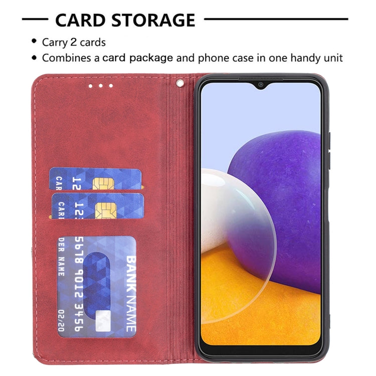 Custodia portafoglio in pelle con rotazione per Samsung Galaxy A2