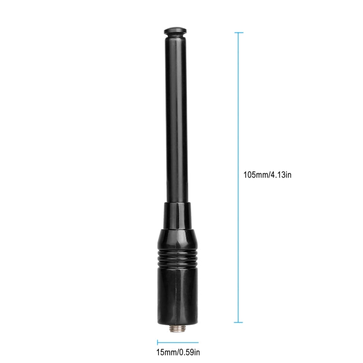 RETEVIS RT-773 Antenna a stilo dual band SMA-F 136-174+400-480 MHz per H-777/RT-5R/RT-B6/RT-5RV/RT5, RT-773