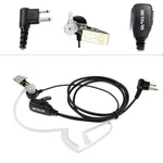 Microfono auricolare Retevis C9025 con tubo acustico