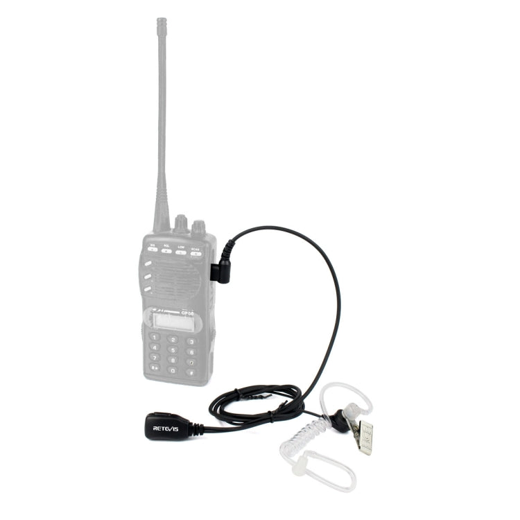 Microfono auricolare Retevis C9025 con tubo acustico
