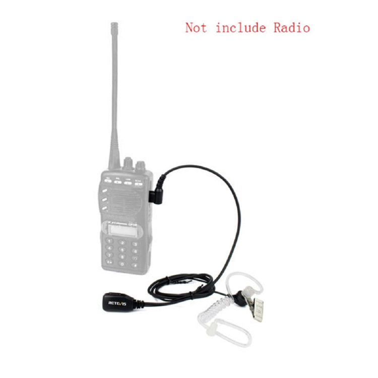 RETEVIS T-001 1 Pin PTT Riduzione Del Rumore Covert Air Tubo Acustico Inera Microfono Auricolare per Motorola Walkie-Talkie T6200C/T5800/7200/5720, T-001