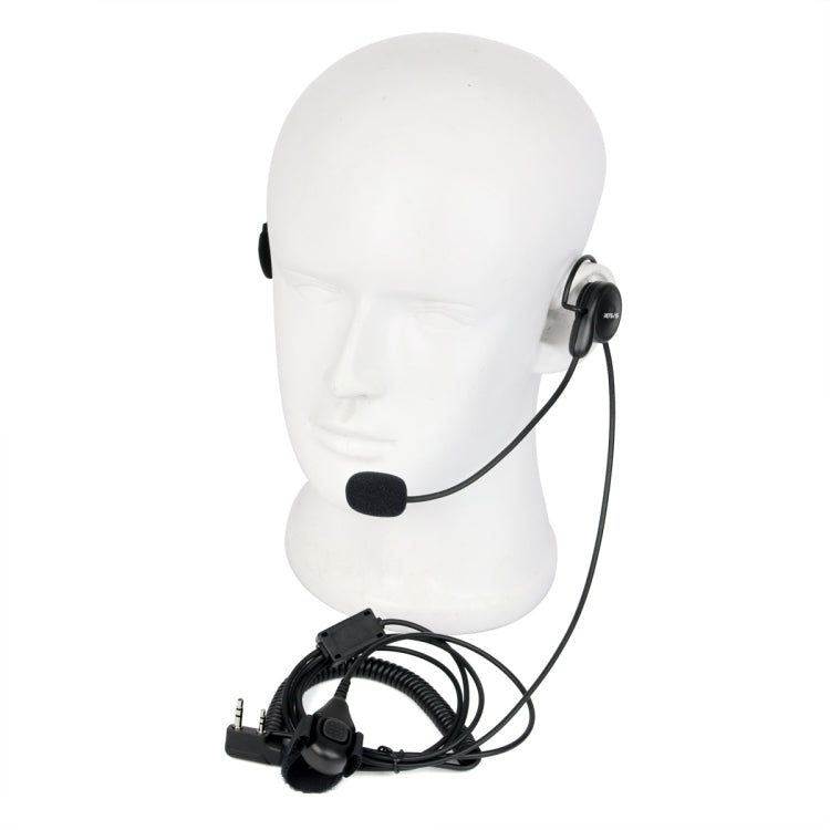 Microfono auricolare Retevis K-C2F con PTT a 2 pin