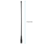 Antenna dual band SMA-M 136-174+400-480MHz per radio palmari