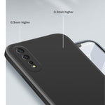 Custodia protettiva a copertura totale antigoccia in silicone liquido imitazione tinta unita, For vivo iQOO Neo, For vivo IQOO Neo3