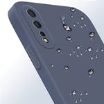 Custodia protettiva a copertura totale antigoccia in silicone liquido imitazione tinta unita, For vivo iQOO Neo, For vivo IQOO Neo3