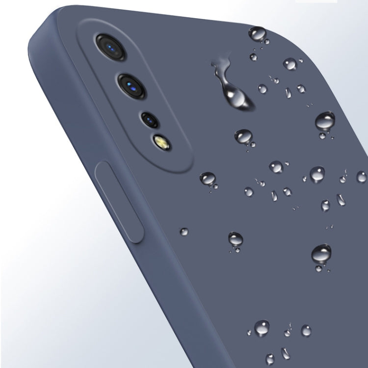 Custodia protettiva a copertura totale antigoccia in silicone liquido imitazione tinta unita, For vivo iQOO Neo, For vivo IQOO Neo3